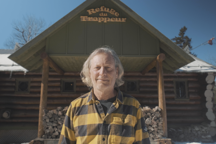 Working at the Refuge du Trappeur